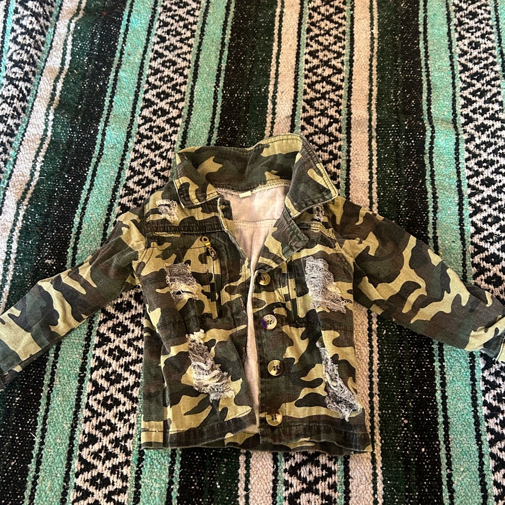 Kids camo jacket